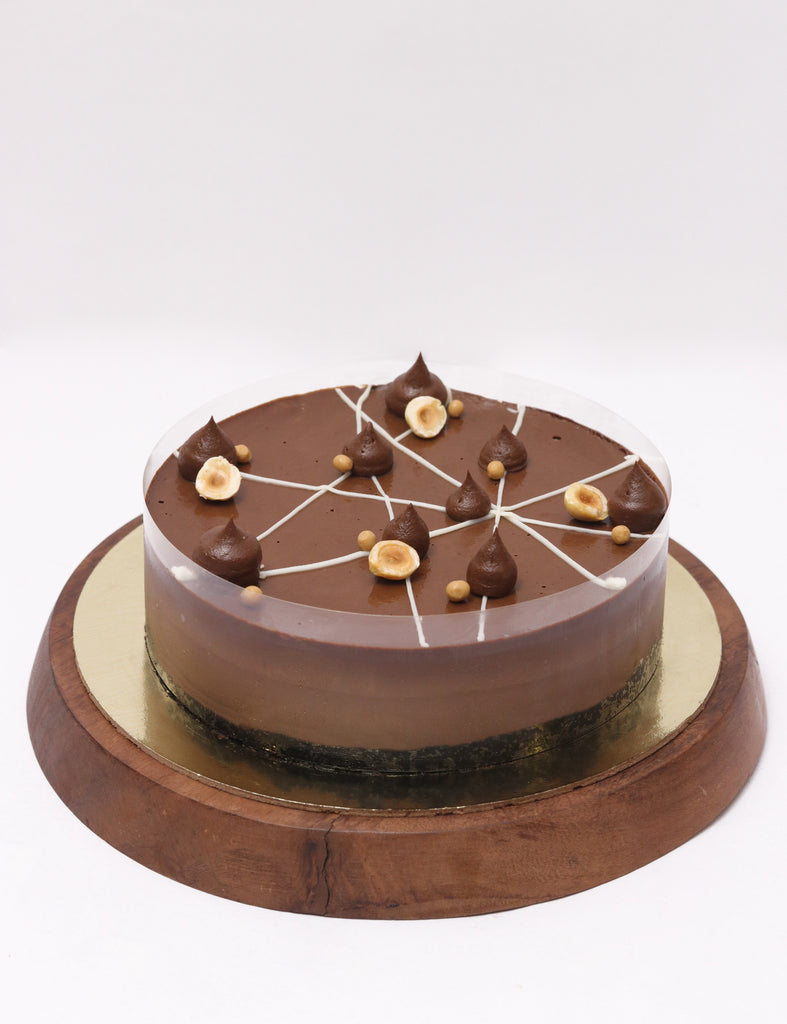 Dark Chocolate Mousse Cake