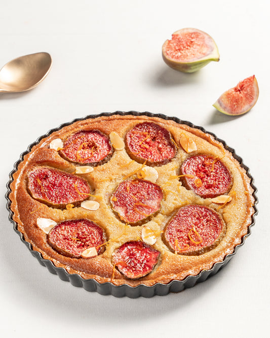 Fig, Almond and Citrus Honey Tart