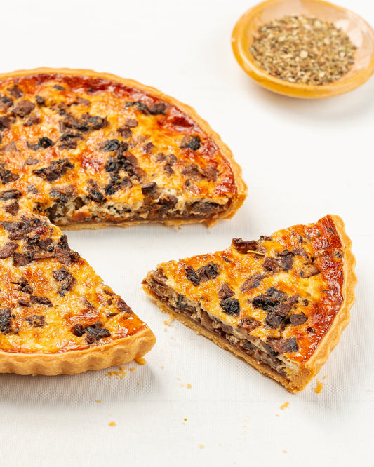 Mushroom, Gruyere and Onion Jam Pie