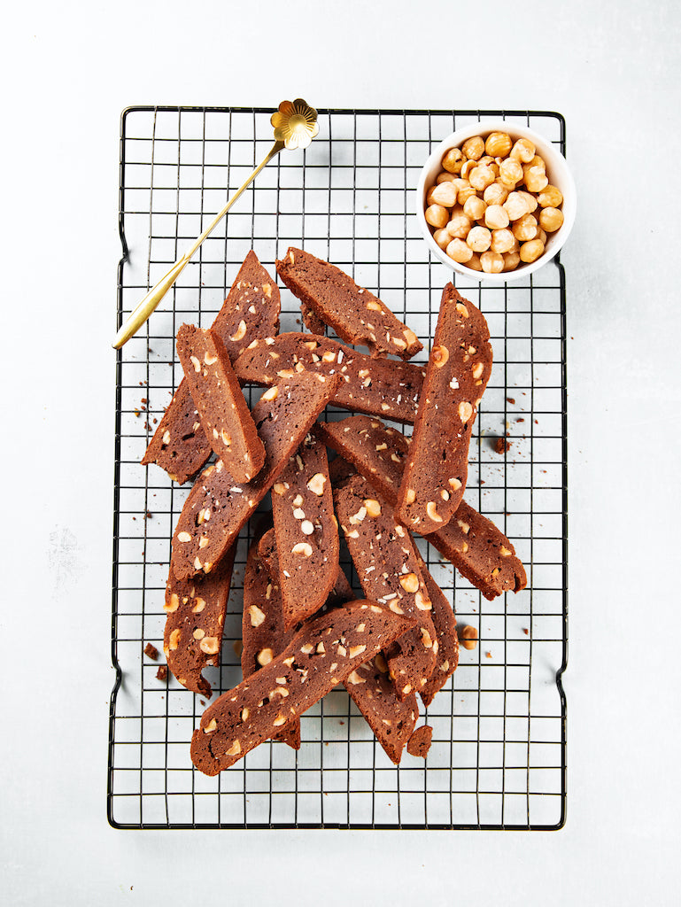 Hazelnut and Chocolate Biscotti